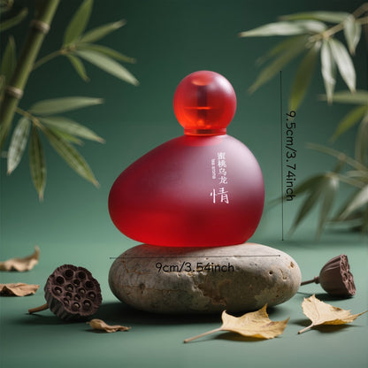 Eau de Toilette Four-Color Fragrance Bottle Selection for Women in Red, Orange, White and Green Styles