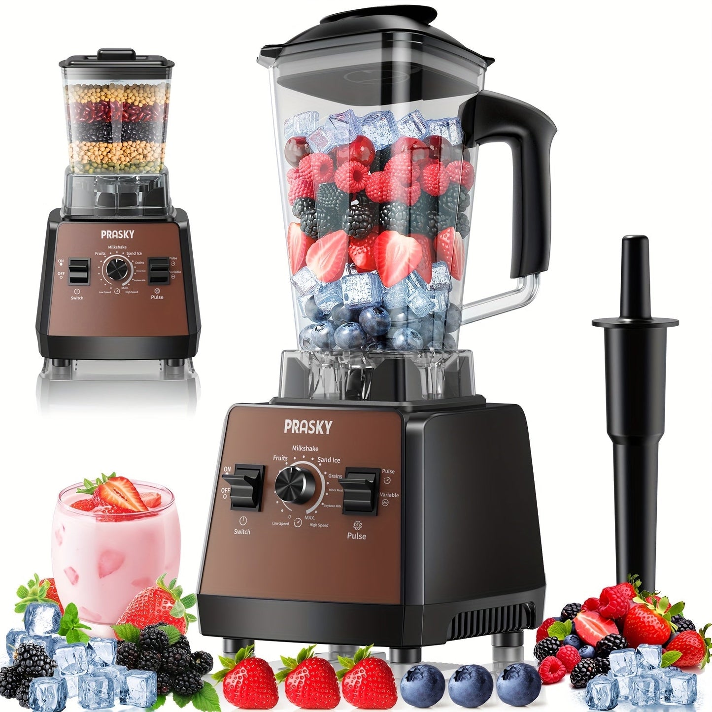 Professional Blender for Kitchen 68oz 25000RPM 2400W – Countertop Smoothie Blender for Home Cooking, Dining and Outdoor Meals