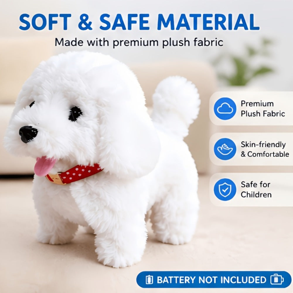Robot Dog Toy for Kids Interactive Plush Puppy Walks Barks Wags Tail Smart with the Listed Color, Size or Set Options for Everyday Use