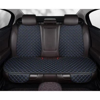 Car Seat Cover Rear Bench Protector with Source-Listed Water-Resistant Surface in Black or Red