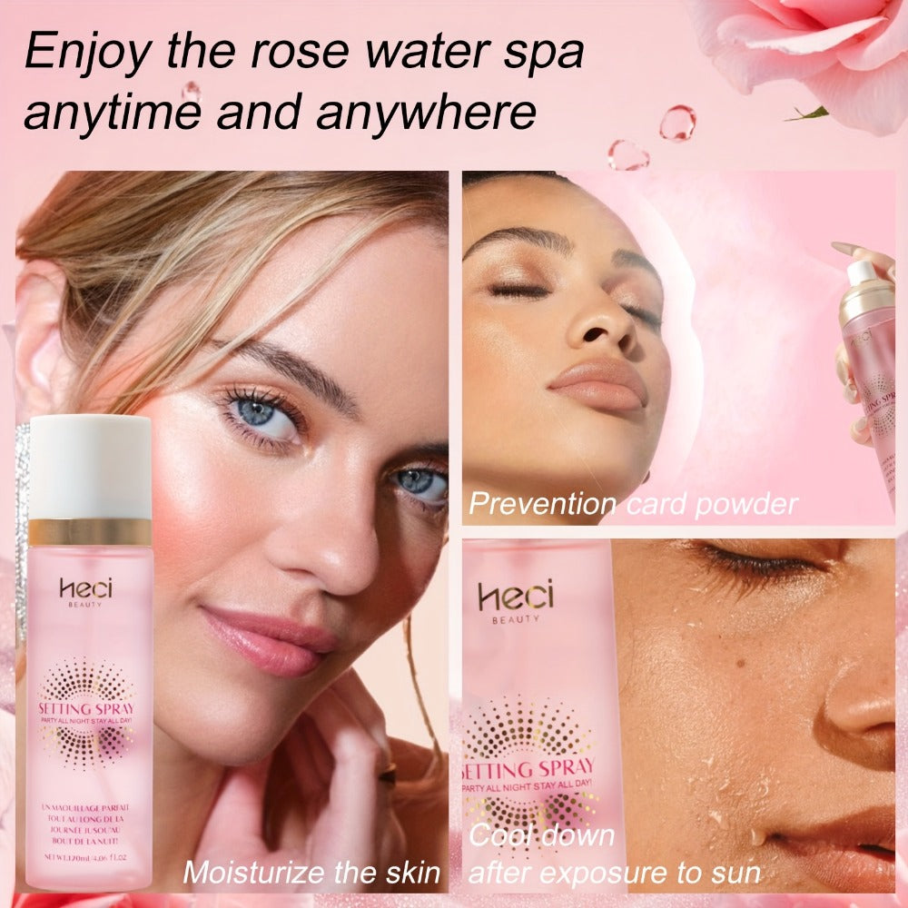 3-in-1 Makeup Setting Spray Prime Hydrate & Set Long-Lasting Waterproof Sweat-Proof Moisturizing Face Mist