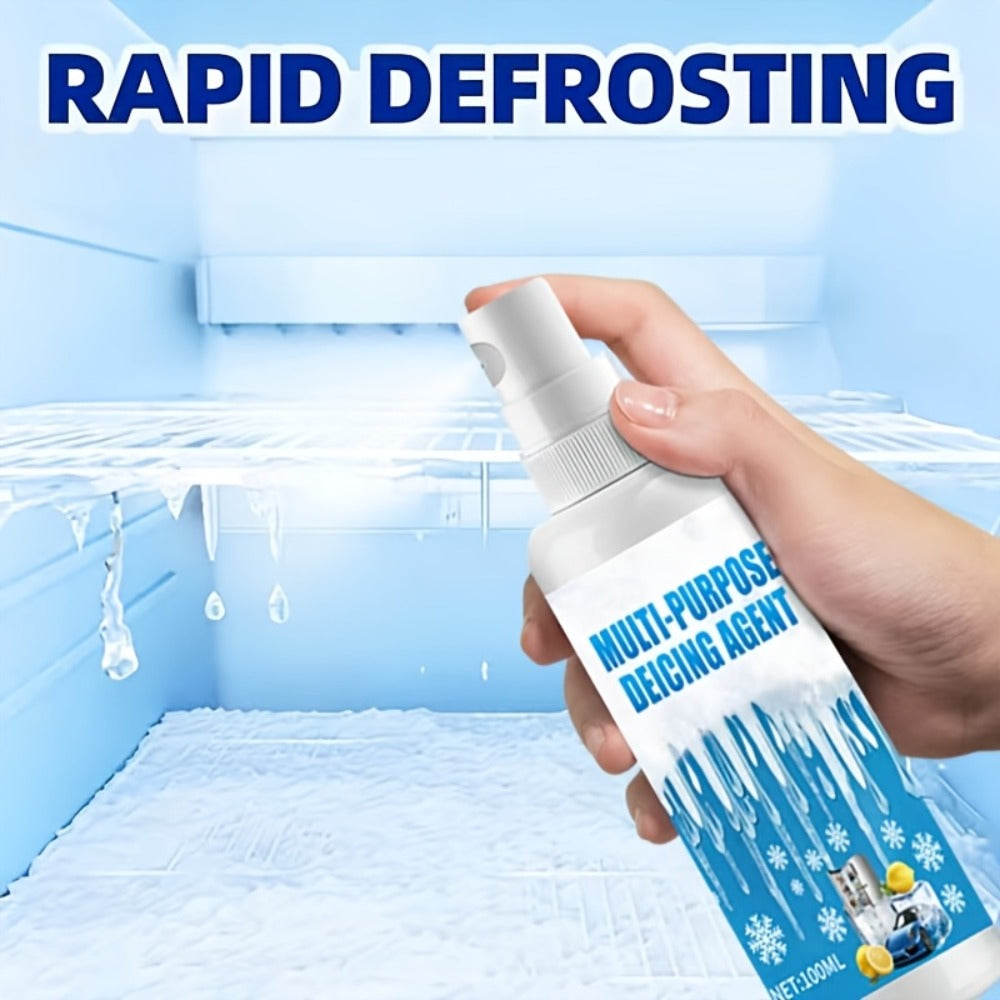 Refrigerator & Freezer De-Icer Spray – Fast Ice Melting & Anti-Freeze Solution for Household Fridges, RV Refrigerators & Freezer Coils