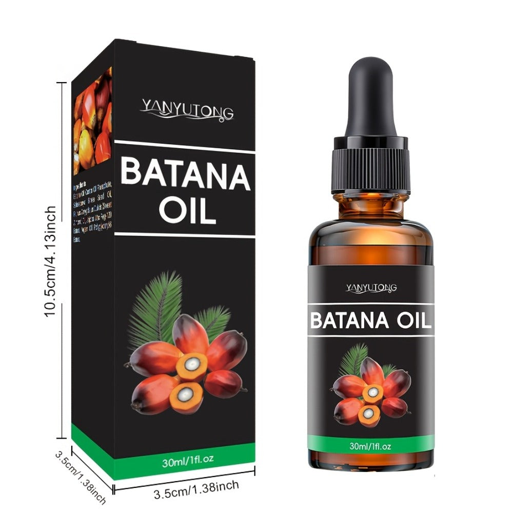 Batana Oil Hair Treatment Leave-In Essence 30ml – Plant Extract Deep Moisturizing Scalp Care, Lasting Fragrance, Frizz Control