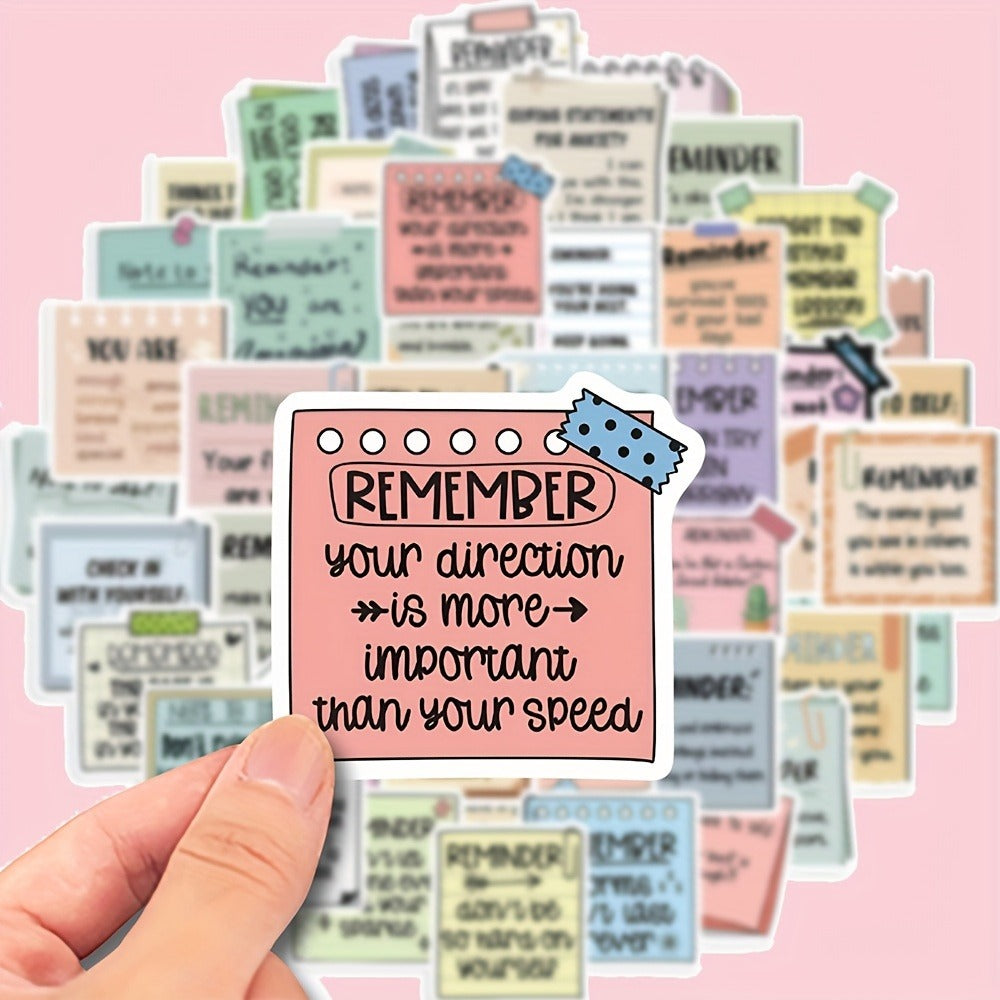 Motivational Stickers for Laptop 150pcs – Reusable Inspirational Vinyl Decals, Self-Affirmation Encouragement Stickers for Water Bottle