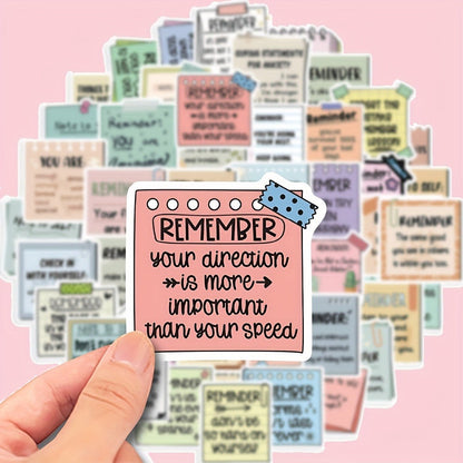 Motivational Stickers for Laptop 150pcs – Reusable Inspirational Vinyl Decals, Self-Affirmation Encouragement Stickers for Water Bottle
