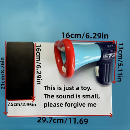 Voice Changer Megaphone Toy for Kids, Funny Big Mouth Handheld Megaphone with Multi Sound Effects
