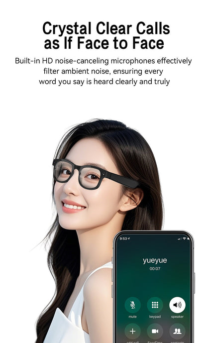 Smart Glasses with Camera and Bluetooth, 8MP Camera Eyewear with Translation, Object Recognition, Touch Control and Bluetooth Audio
