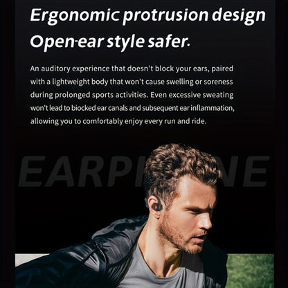 Open-Air Conduction Wireless Business Earphones Dual ENC Noise Canceling Microphones for Bedside Audio, Alarms and Room Entertainment