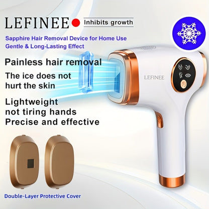 IPL Hair Removal Device 999900 Flashes 3-in-1 At-Home Laser Hair Remover for Women Men for Everyday Face, Beard and Body Grooming