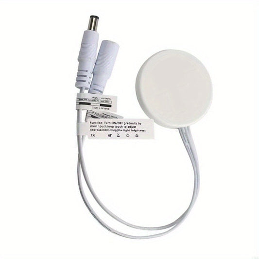 Hidden Touch Sensor LED Dimmer Switch DC 5-24V, Capacitive Touch Dimming Switch for LED Light Strip