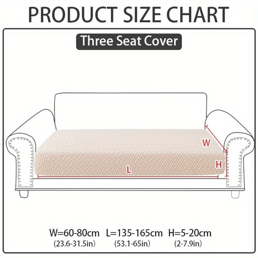 Sofa Cover Sectional Panel Options for Single to 4 Seats, Chaise, Armrest Pair or Backrest in Five Colors