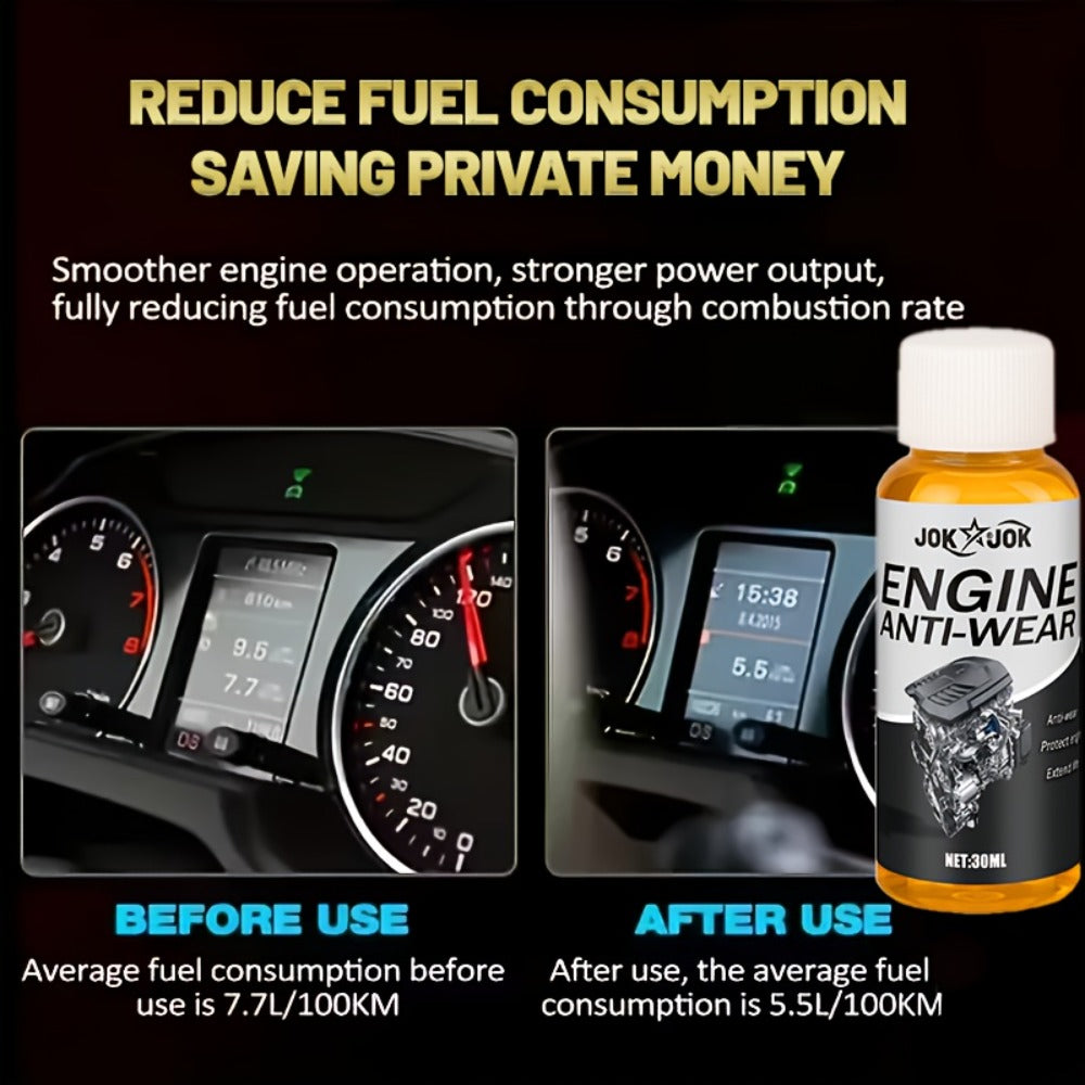Engine Protection Synergist 30ml – Anti-Noise Anti-Vibration Fuel Saving Engine Oil Additive, Reduces Engine Wear & Vibration