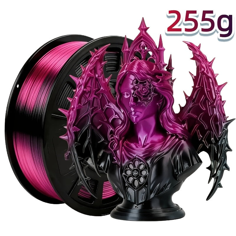 3D Printer Filament Dual-Color PLA 1.75mm 250g Spool with Nine Two-Tone Color Combinations