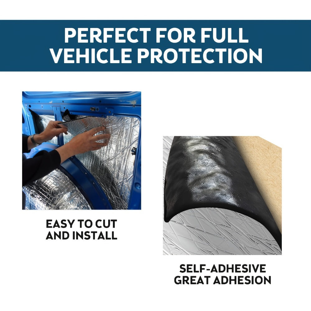 Car Sound Deadening Mat 276MIL 19sqft – 12 Sheets 20"x12" Auto Sound Dampening & Heat Insulation for Door Hood Trunk Floor Firewall