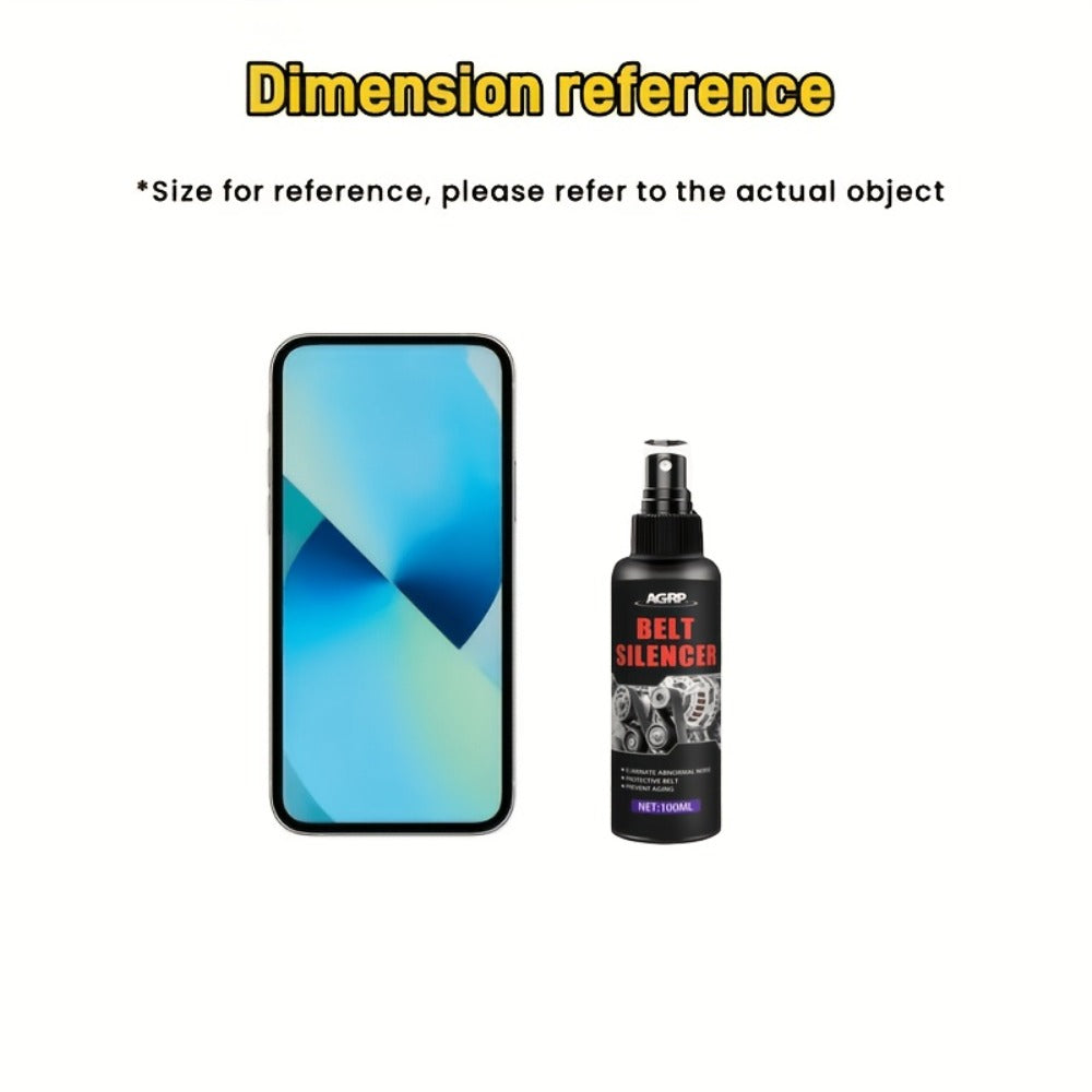 Engine Belt Conditioner 100ml – Noise Reduction, Wear Resistance & Elasticity Restorer, Anti-Aging Durable Coating for Drive Belts