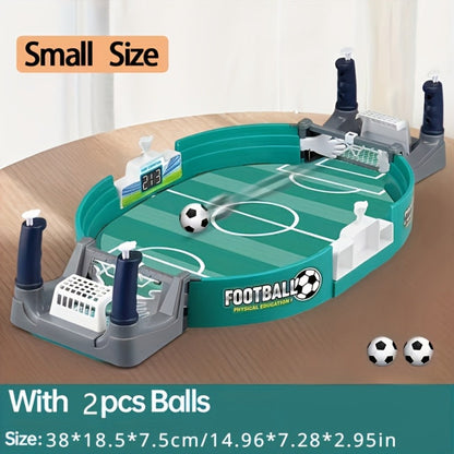 Table Football Game for Kids & Adults, 2-Player Tabletop Soccer Duel Board Game, Family Fun Indoor Game Night Gift for Boys Girls Teens