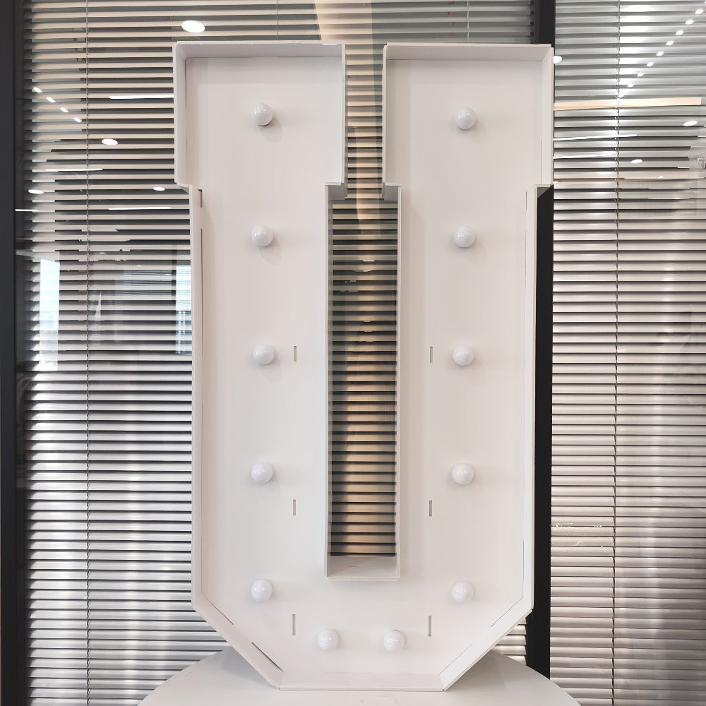 LED Letter Lights 4FT Tall Marquee Letter Lights A-Z Alphabet Light Up Letters with Cool White LED for Wedding