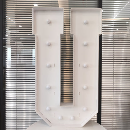 LED Letter Lights 4FT Tall Marquee Letter Lights A-Z Alphabet Light Up Letters with Cool White LED for Wedding
