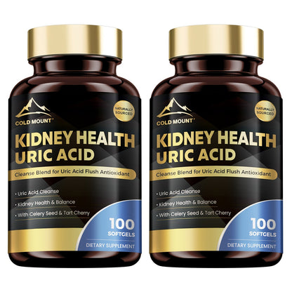 Uric Acid Balance Supplement 100 Capsules 50 Day Supply with Tart Cherry, Celery Seed & Citric Acid for Kidney Health