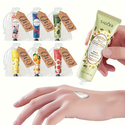 Wedding Favor Hand Cream Set 30pcs – Sadoer Travel Size Mini Moisturizing Lotion with Lactic Acid & Glycerin