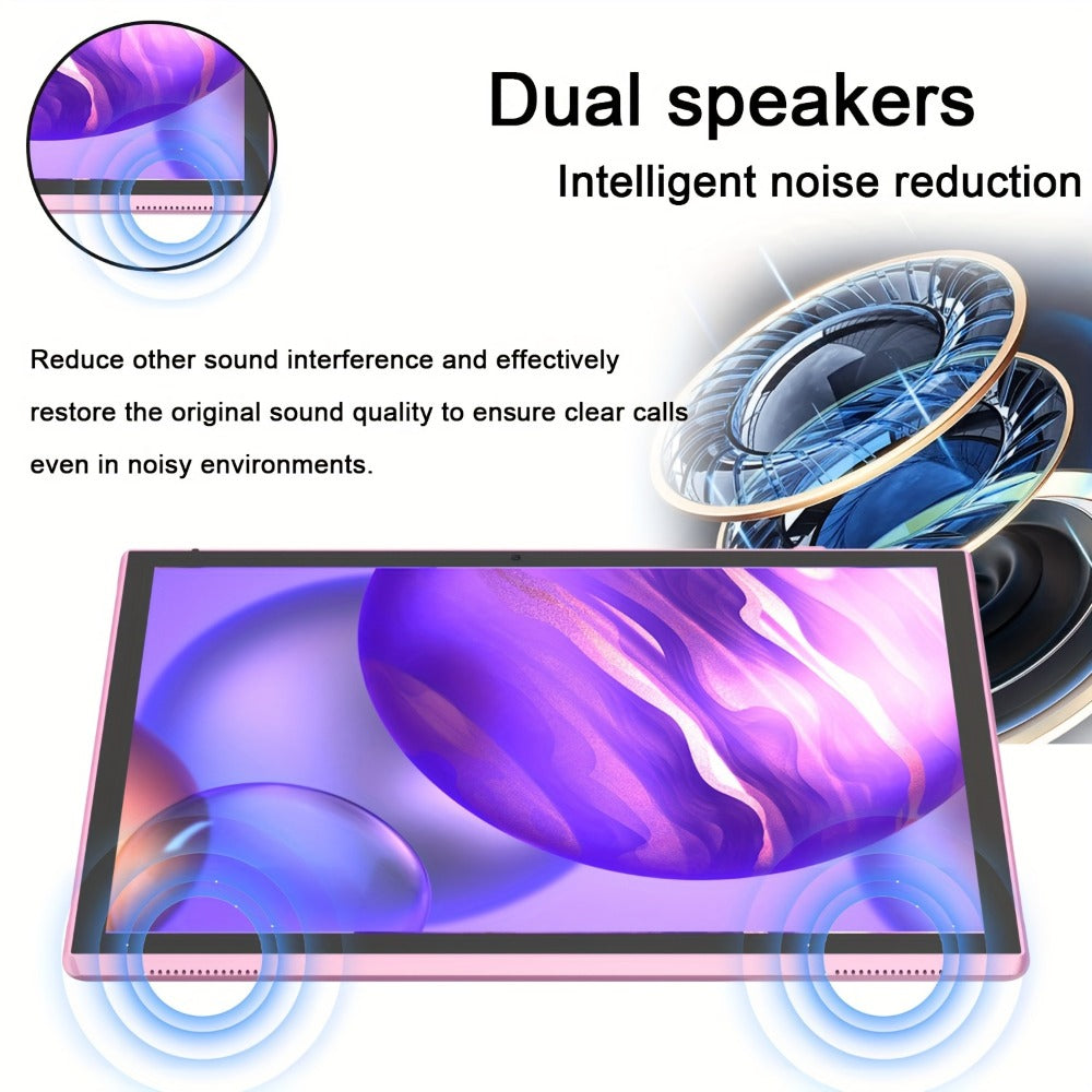 Android Tablet 10.1-Inch with Android 14, 6GB Total RAM, 32GB Internal Storage, WiFi 6 and 6000mAh Battery
