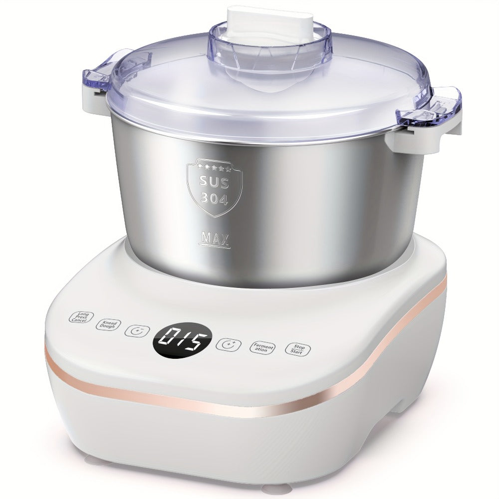 Electric Dough Maker 7Qt with Fermentation Function - 250W Dough Kneading Machine, 304 Stainless Steel Bowl