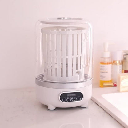 Portable Mini Washing Machine Wash & Dry All-in-One, Blue Light, Flexible Drainage for Entryways, Bedrooms and Living Spaces