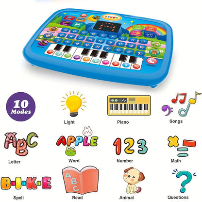 Educational Learning Machine for Kids with 2.2" Screen Alphabet Numbers Music Animals Piano Keys