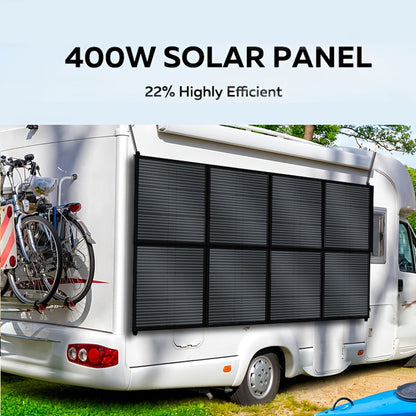 Monocrystalline High Power Solar Panel, 400W/200W/100W Portable Solar Panel, Foldable Solar Blanket