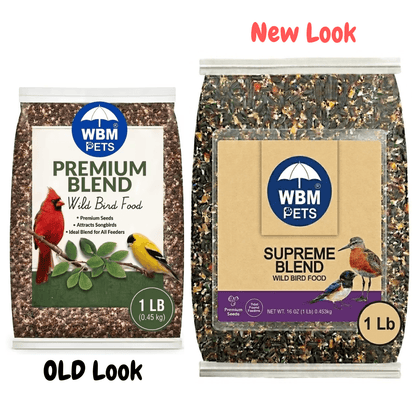 Wild Bird Seed 1 lb Premium No-Filler Mix – Attracts Songbirds, Works in Hanging Feeders, Lawn Stands & Ground Feeders