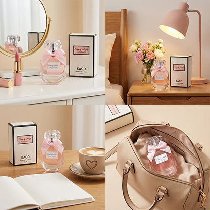 Perfume for Women 55ml Pink EDP Spray with Lily, Orange Blossom, Hyacinth, Vanilla, Musk and Amber
