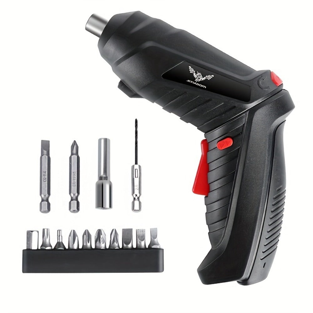 Power Tools 3.6V Mini Electric Drill Screwdriver Kit with 1300mAh Battery and 26 or 47 Piece Options