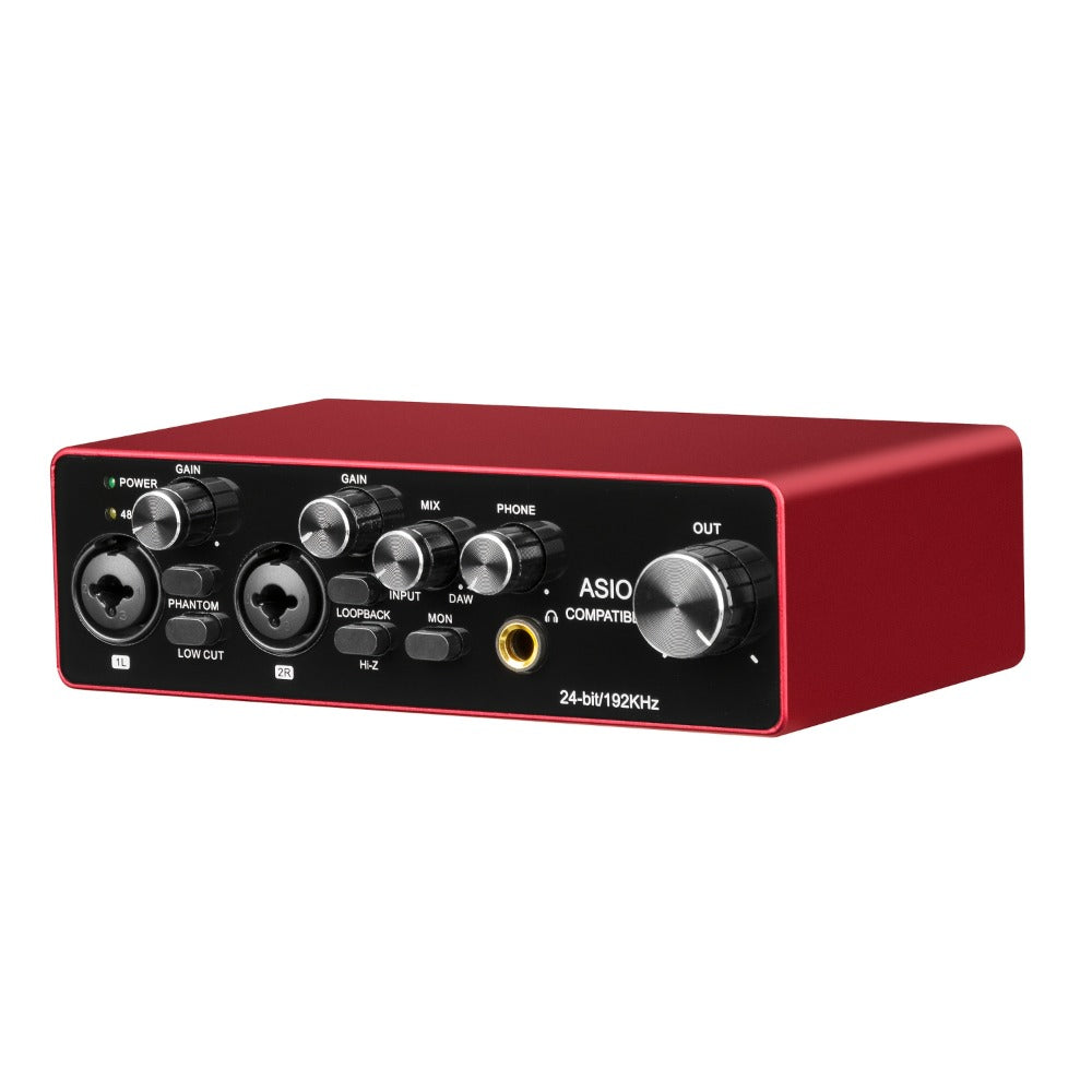 2-Channel USB Audio Interface, 24-Bit/192kHz with 48V Phantom Power detail image - detail view 13