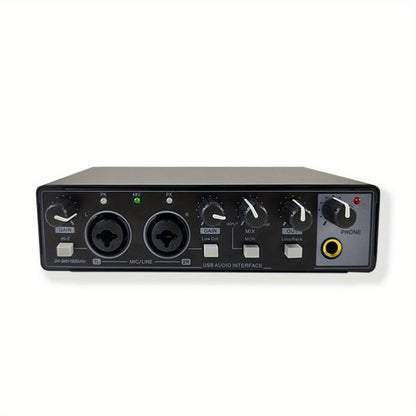 2-Channel USB Audio Interface, 24-Bit/192kHz with 48V Phantom Power detail image - detail view 5