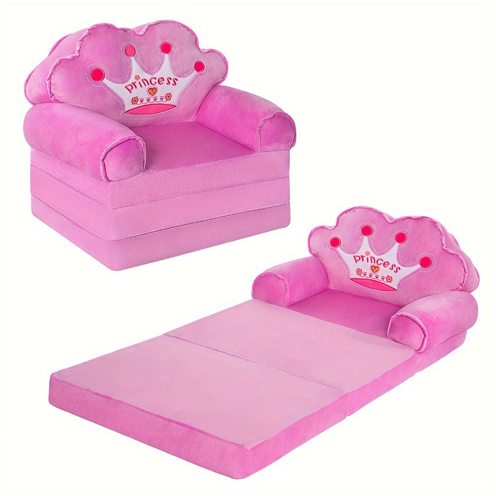 2-in-1 Foldable Kids Convertible Sofa Chair for Kids' Room and Bedroom detail image - detail view 5