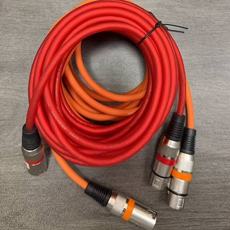 2-Pack 5-Meter XLR Microphone Cables shown in the 196.85inch option