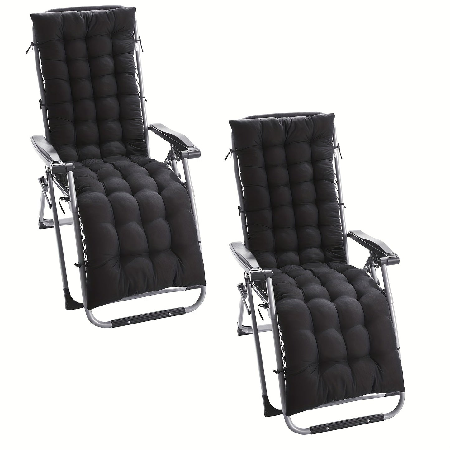 Outdoor Cushion shown in the Black, 49 X 19 In option