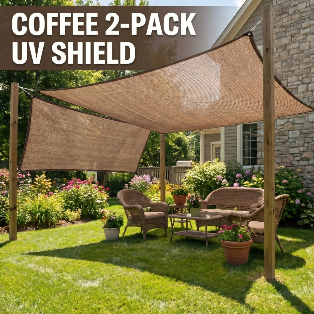 2-Pack Outdoor Sun Shade Sail with UV Protection for Outdoor Shade and Protection in Patio detail image - detail view 28