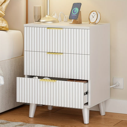 2-Piece Set Nightstand, Bedside Storage Table for Practical Everyday Home Use in Bedroom detail image - detail view 13