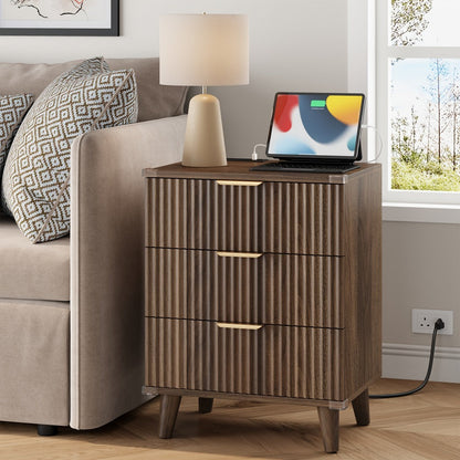 2-Piece Set Nightstand, Bedside Storage Table for Practical Everyday Home Use in Bedroom detail image - detail view 18