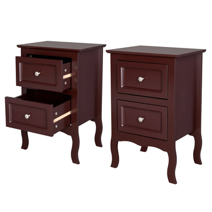 Nightstand shown in the Brown option