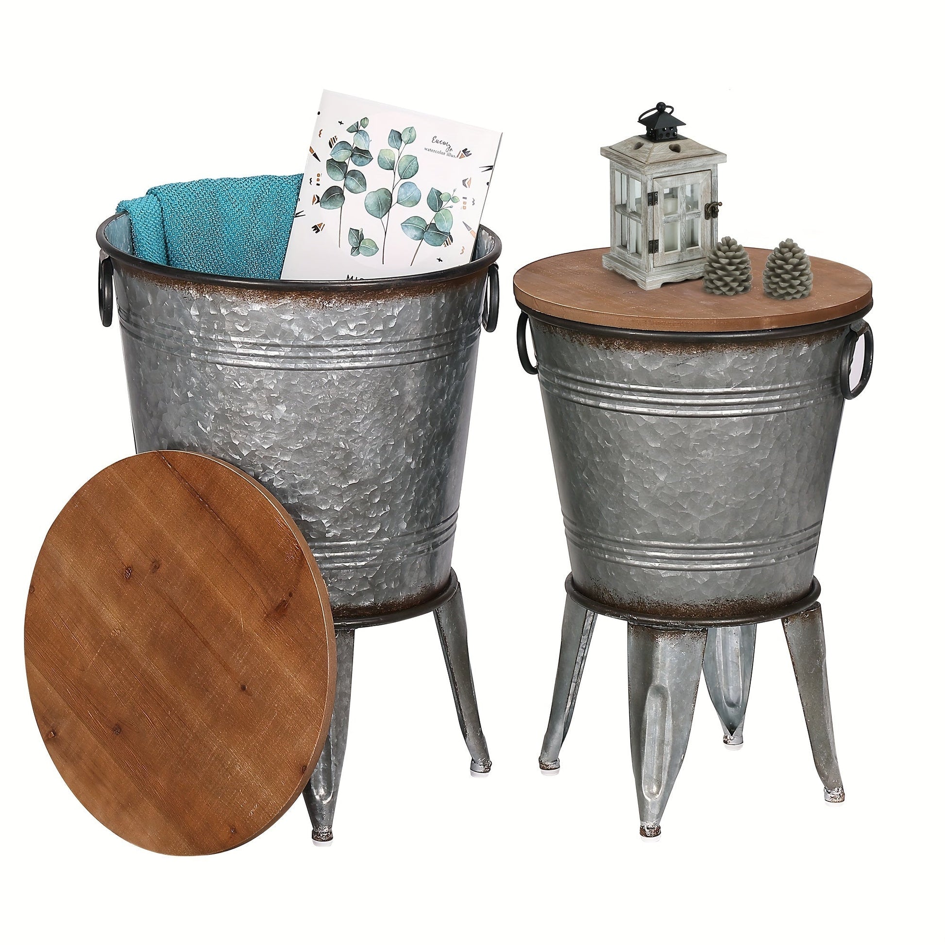End Table shown in the Galvanized option