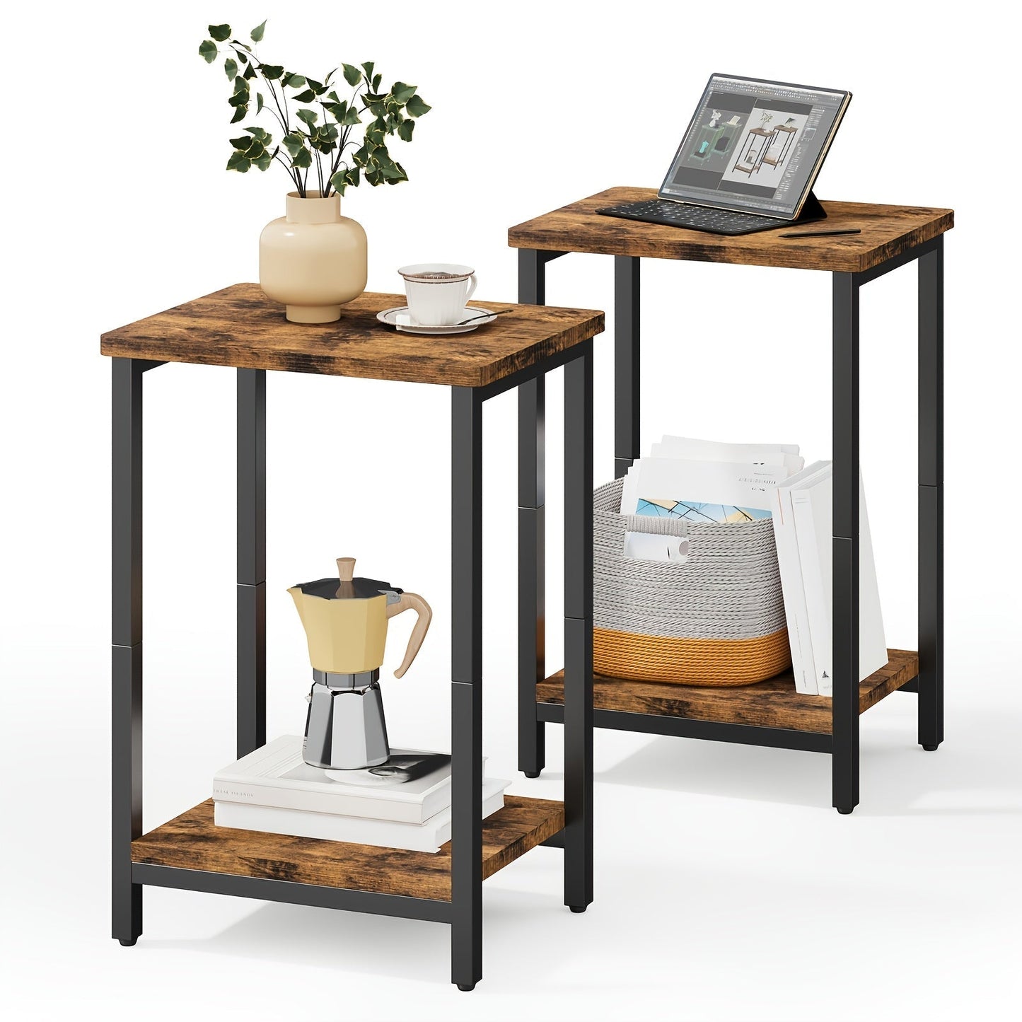 Side Table shown in the 2pcs option