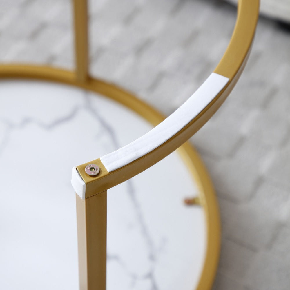 2-Piece Set Space-Saving Coffee Table, Living Room Center Table detail image - detail view 13