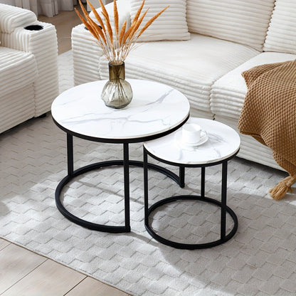 2-Piece Set Space-Saving Coffee Table, Living Room Center Table detail image - detail view 5