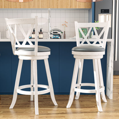 Bar Stool shown in the White, 29" option