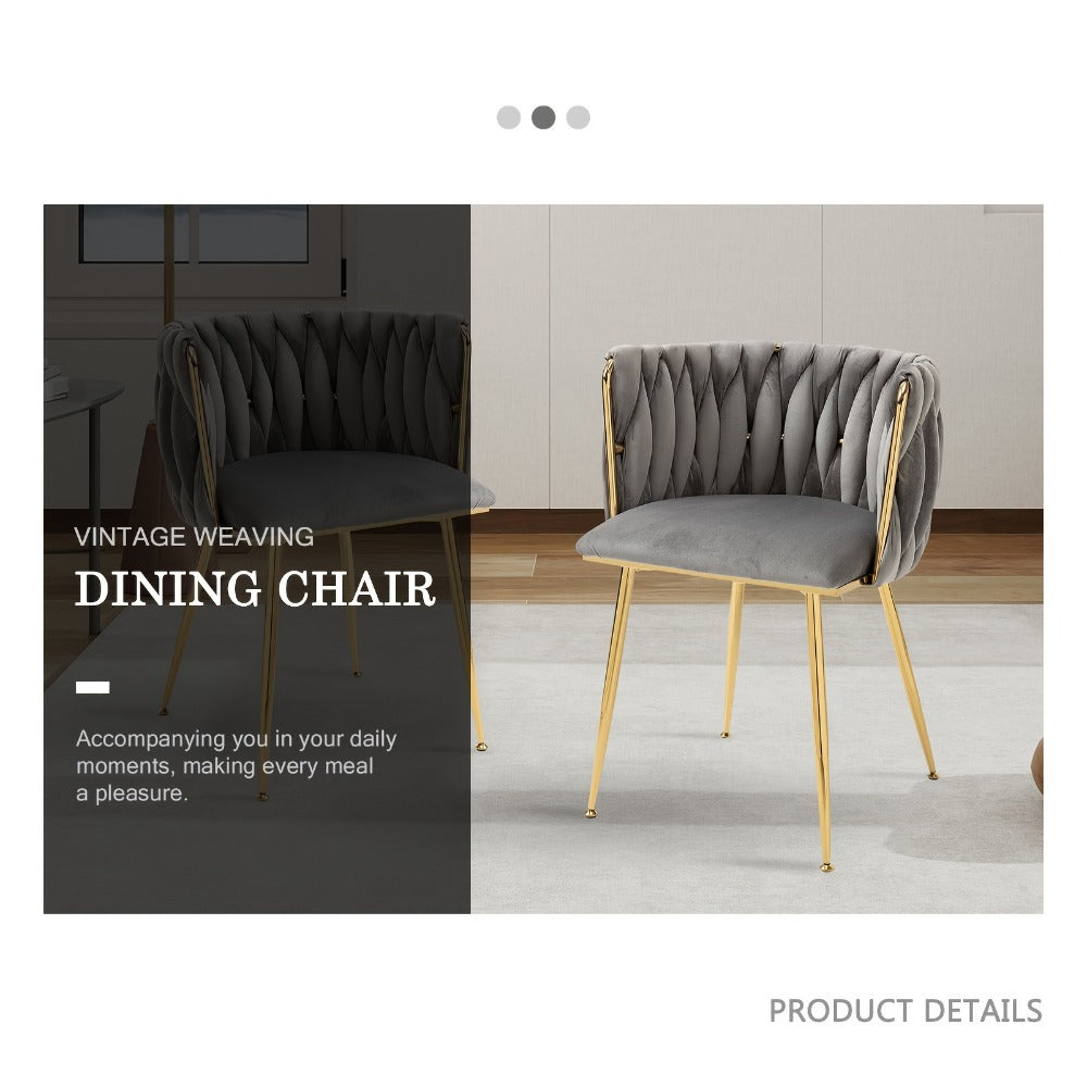 2-Piece Set Upholstered Dining Chair for Kitchen and Living Room detail image - detail view 13