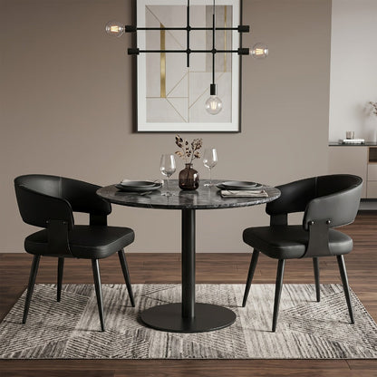 2-Piece Set Upholstered Dining Chair, Upholstered Side Chair for Kitchen detail image - detail view 4