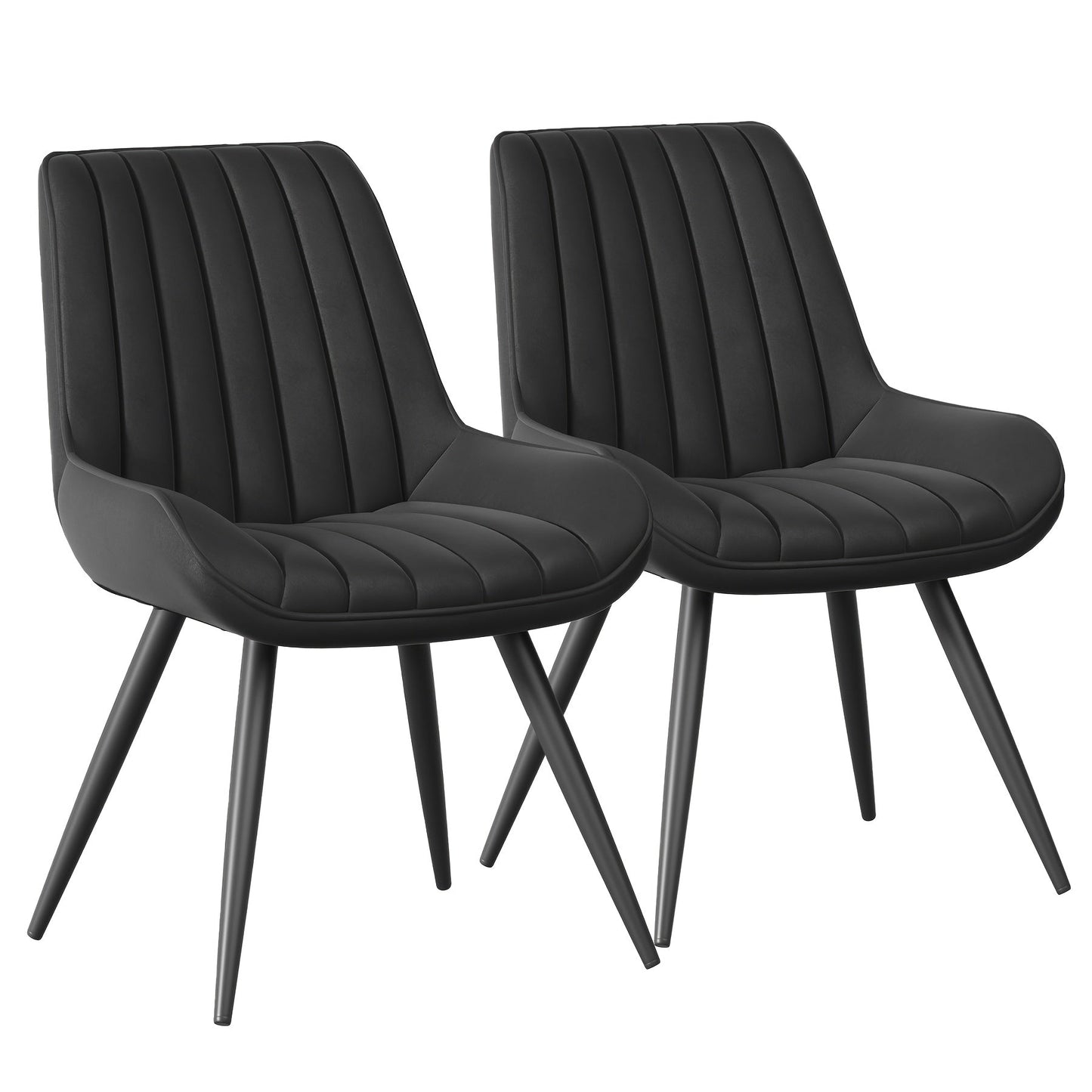 Dining Chair shown in the Black, Set Of 2 option