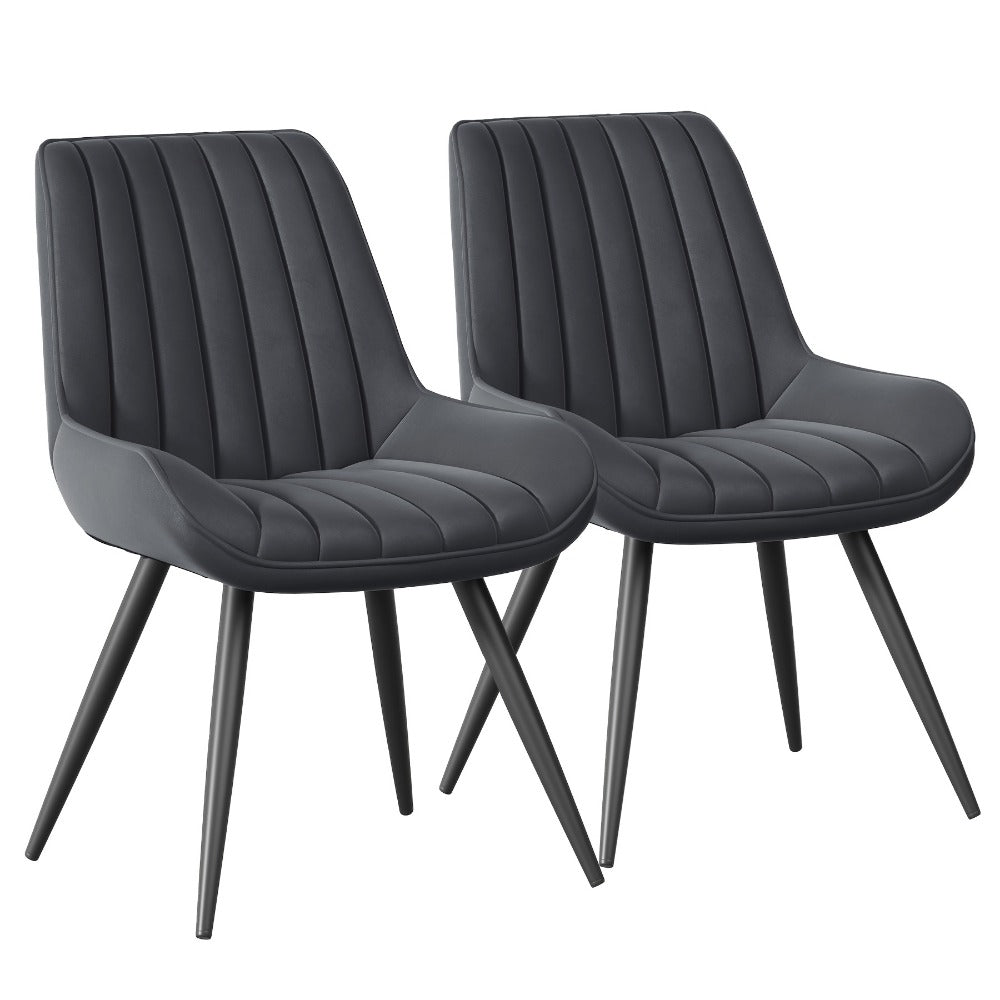 2-Piece Set Upholstered Dining Chair with Padded Seat, Kitchen Dining Seat detail image - detail view 11